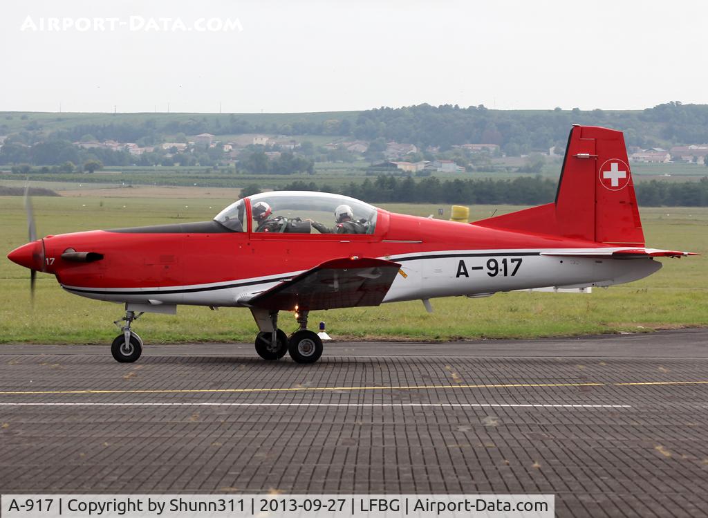 A-917, 1983 Pilatus PC-7 Turbo Trainer C/N 325, Participant of the Cognac AFB Spotter Day 2013