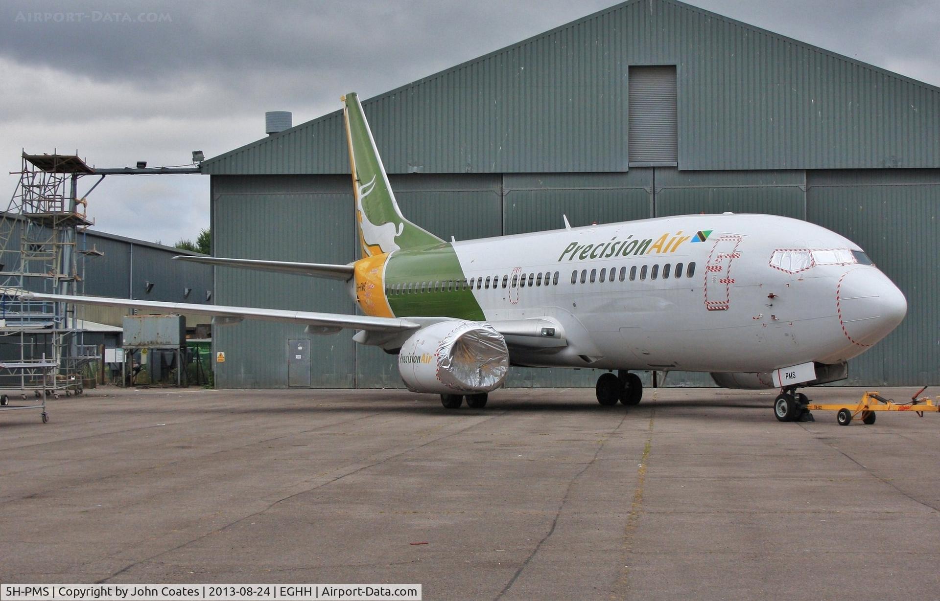 5H-PMS, 1999 Boeing 737-36N C/N 28596, Sealed up for storage