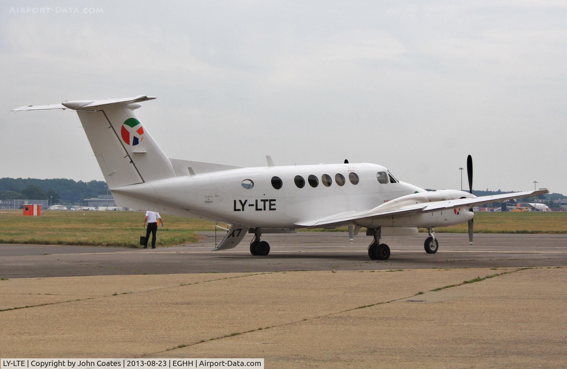 LY-LTE, 1990 Beech 300 C/N FA-206, Parked at Signatures