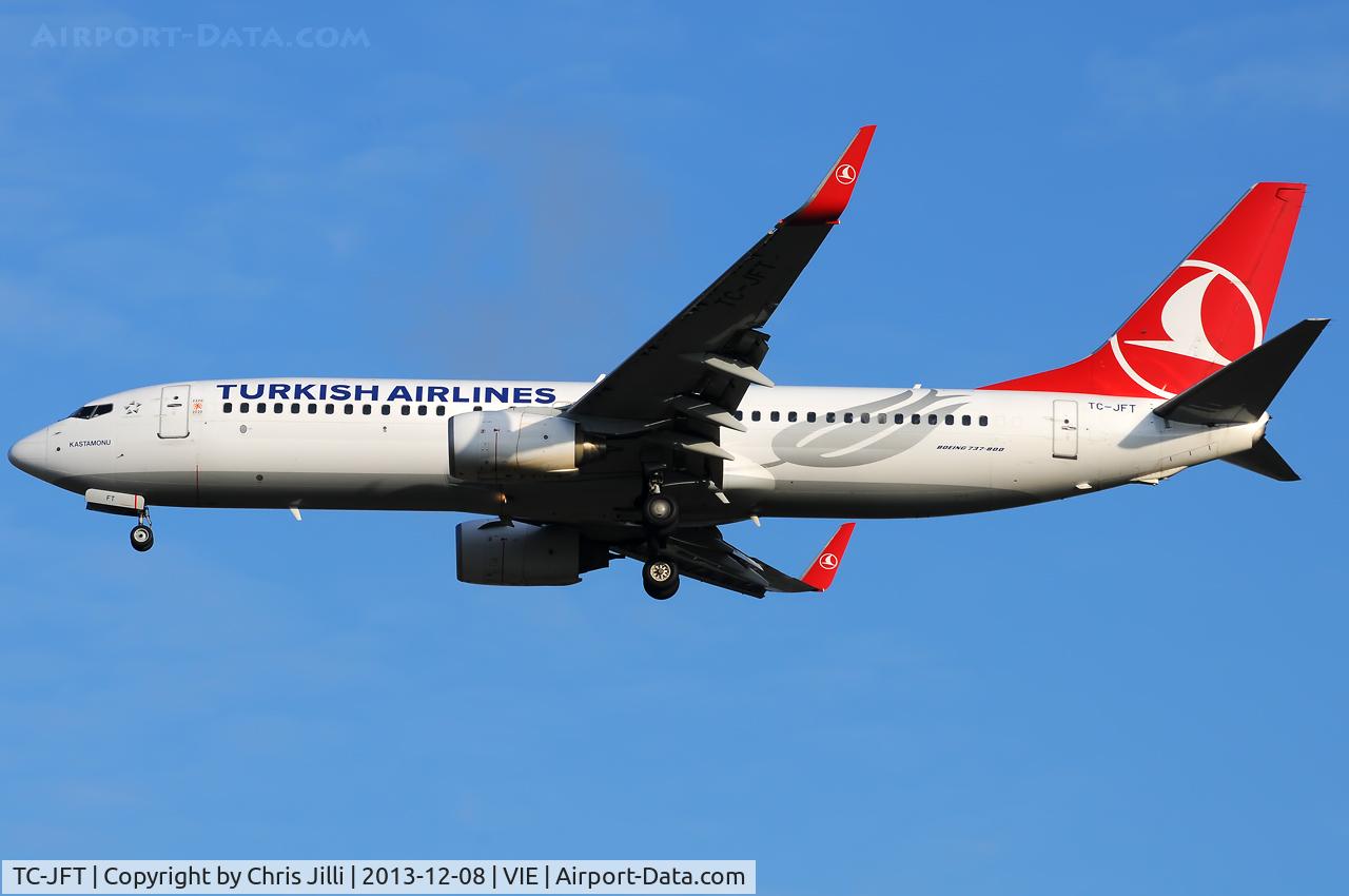 TC-JFT, 1999 Boeing 737-8F2 C/N 29780, Turkish Airlines