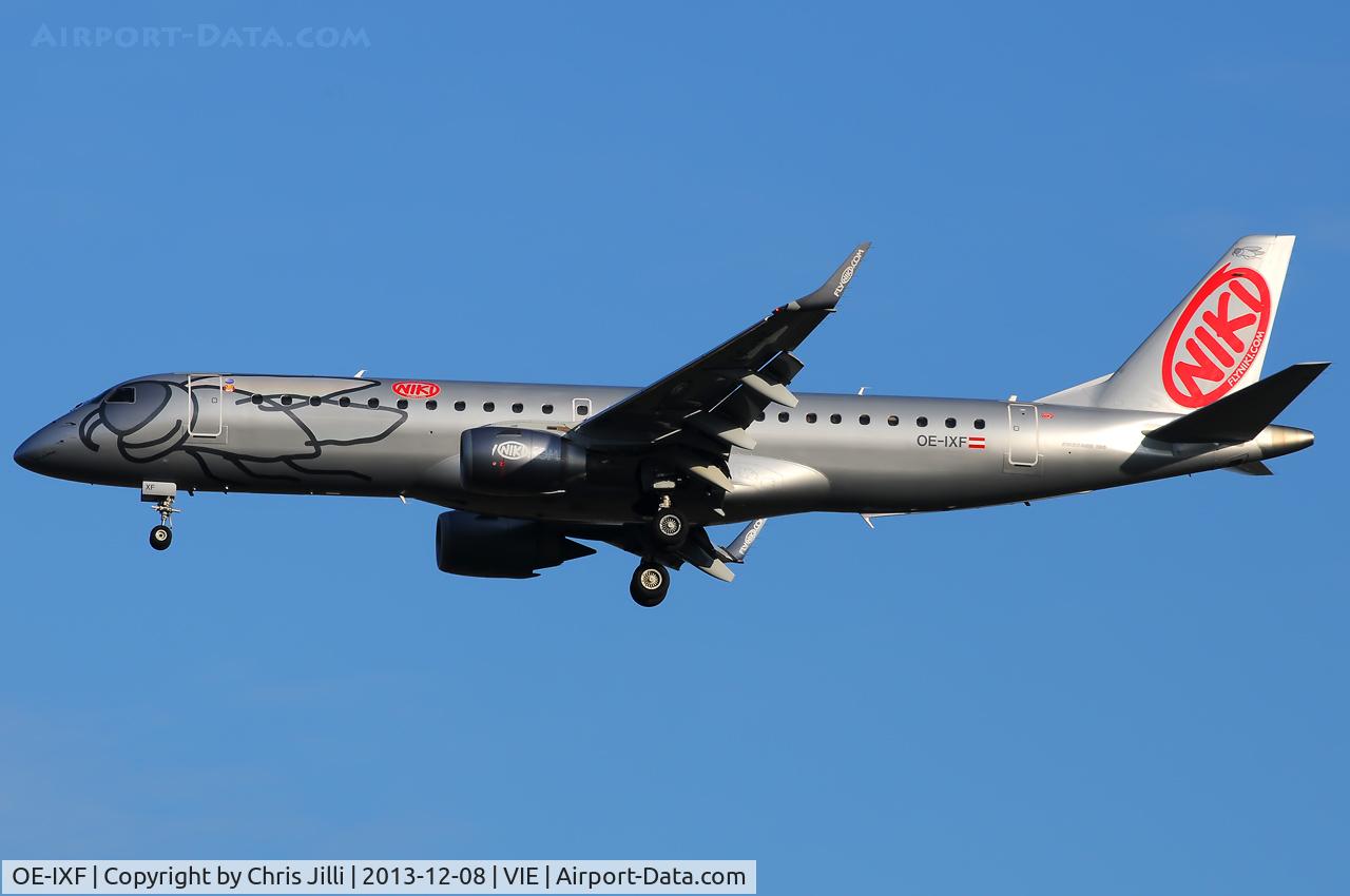 OE-IXF, 2011 Embraer 190LR (ERJ-190-100LR) C/N 19000420, NIKI