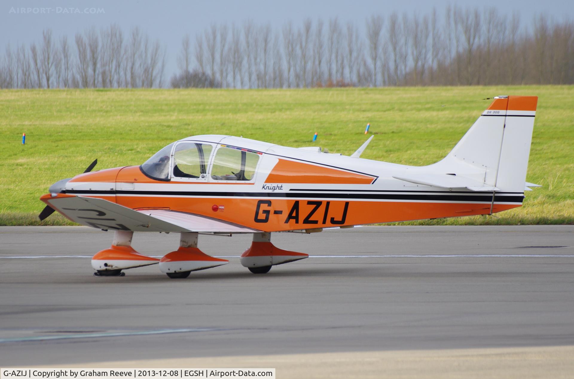 G-AZIJ, 1971 Robin DR-360 Chevalier C/N 634, Parked at Norwich.