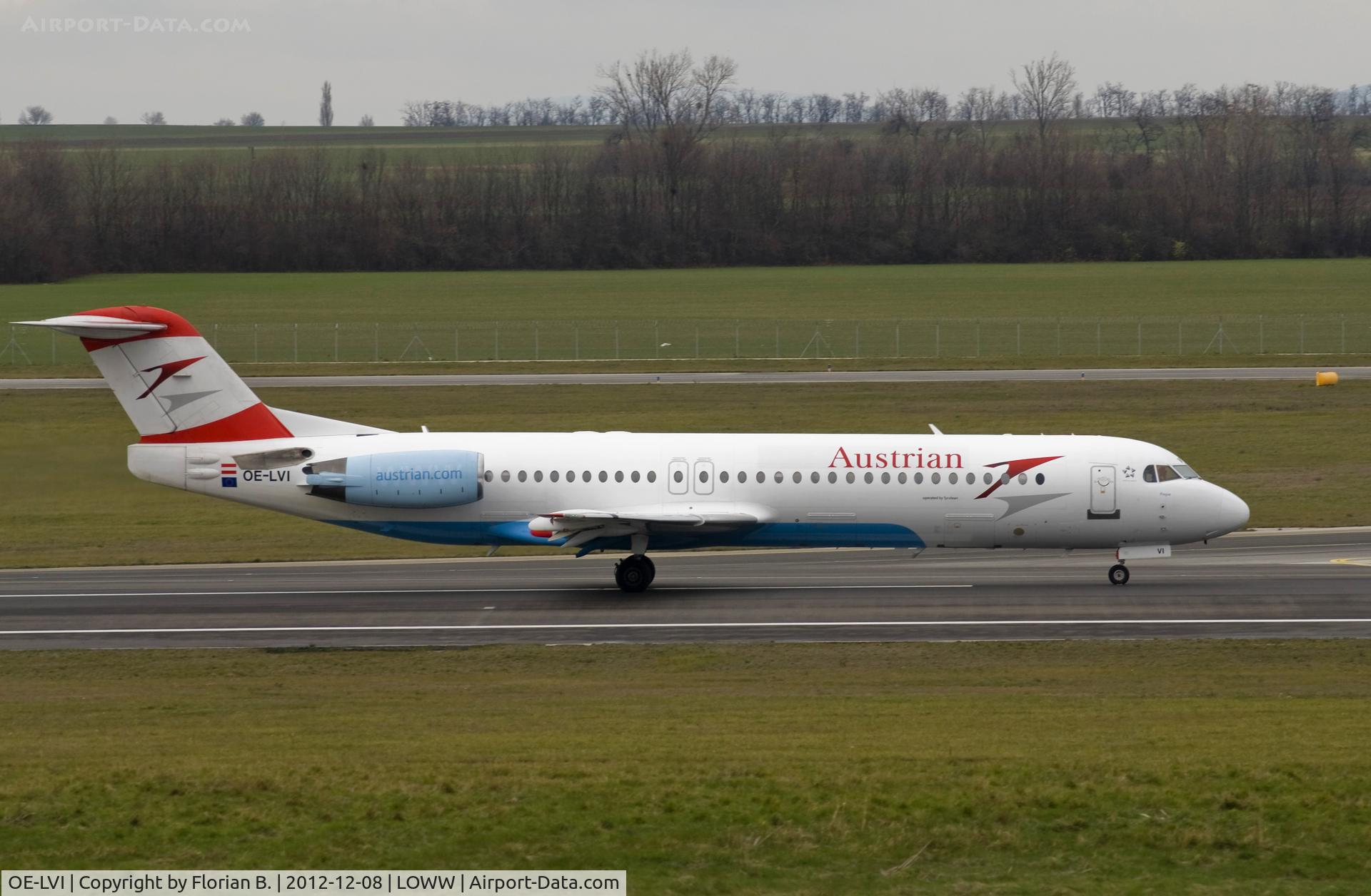 OE-LVI, 1993 Fokker 100 (F-28-0100) C/N 11468, Fokker 100