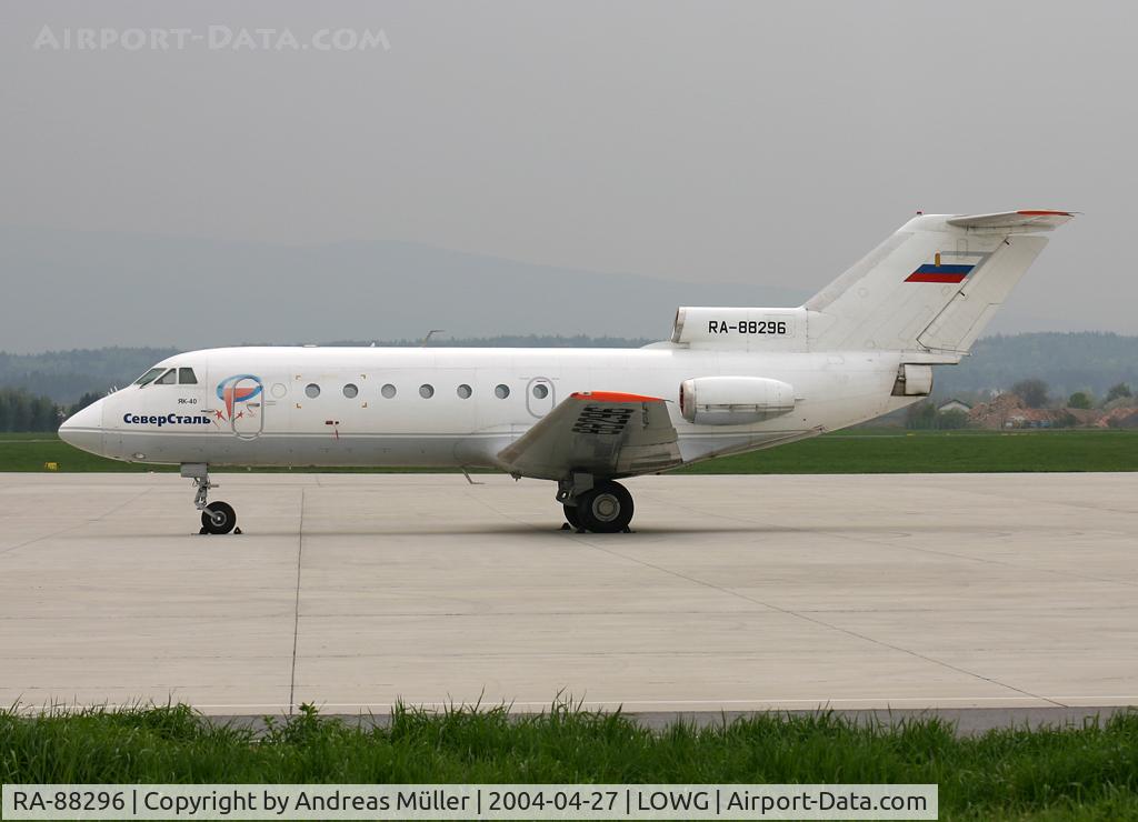 RA-88296, Yakovlev Yak-40 C/N 9421634, Nice visitor.