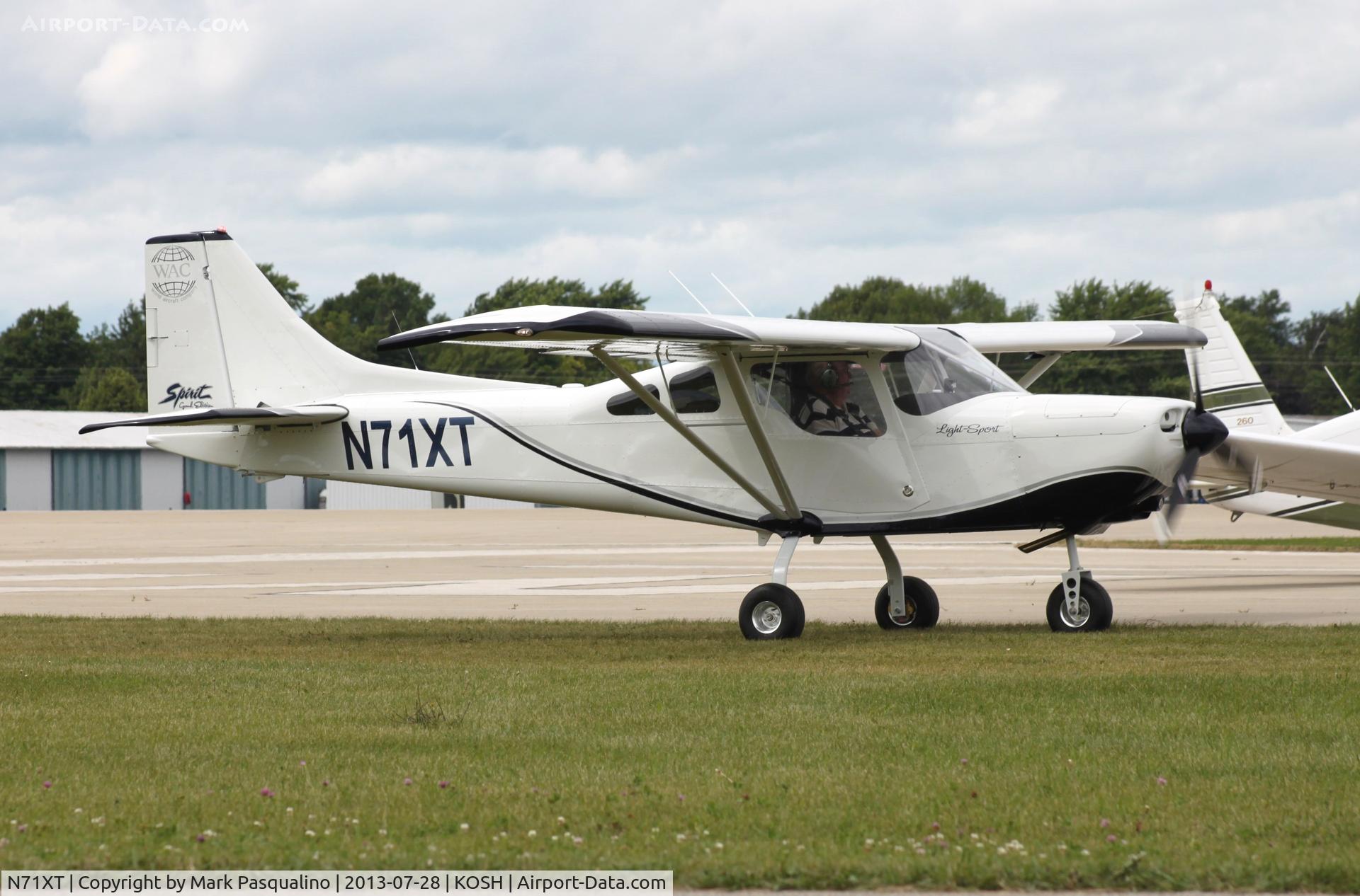 N71XT, 2013 World Aircraft Co Spirit C/N 01-12-15-052, World Aircraft Spirit