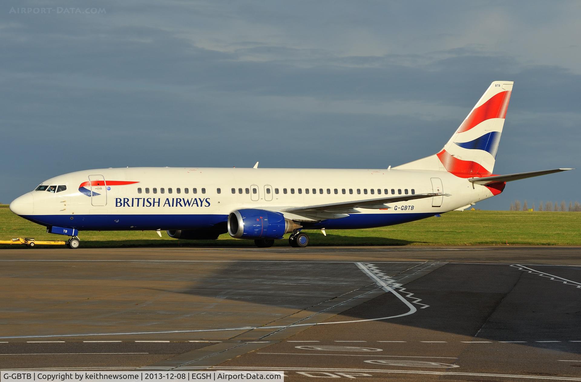 G-GBTB, 1993 Boeing 737-436 C/N 25860, Leaving following maintenance !