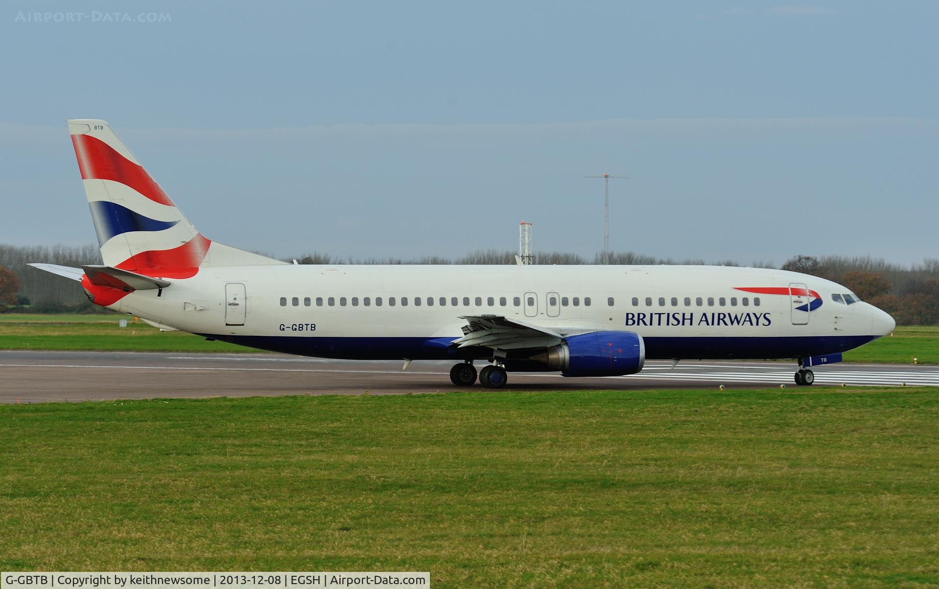 G-GBTB, 1993 Boeing 737-436 C/N 25860, Leaving following maintenance !