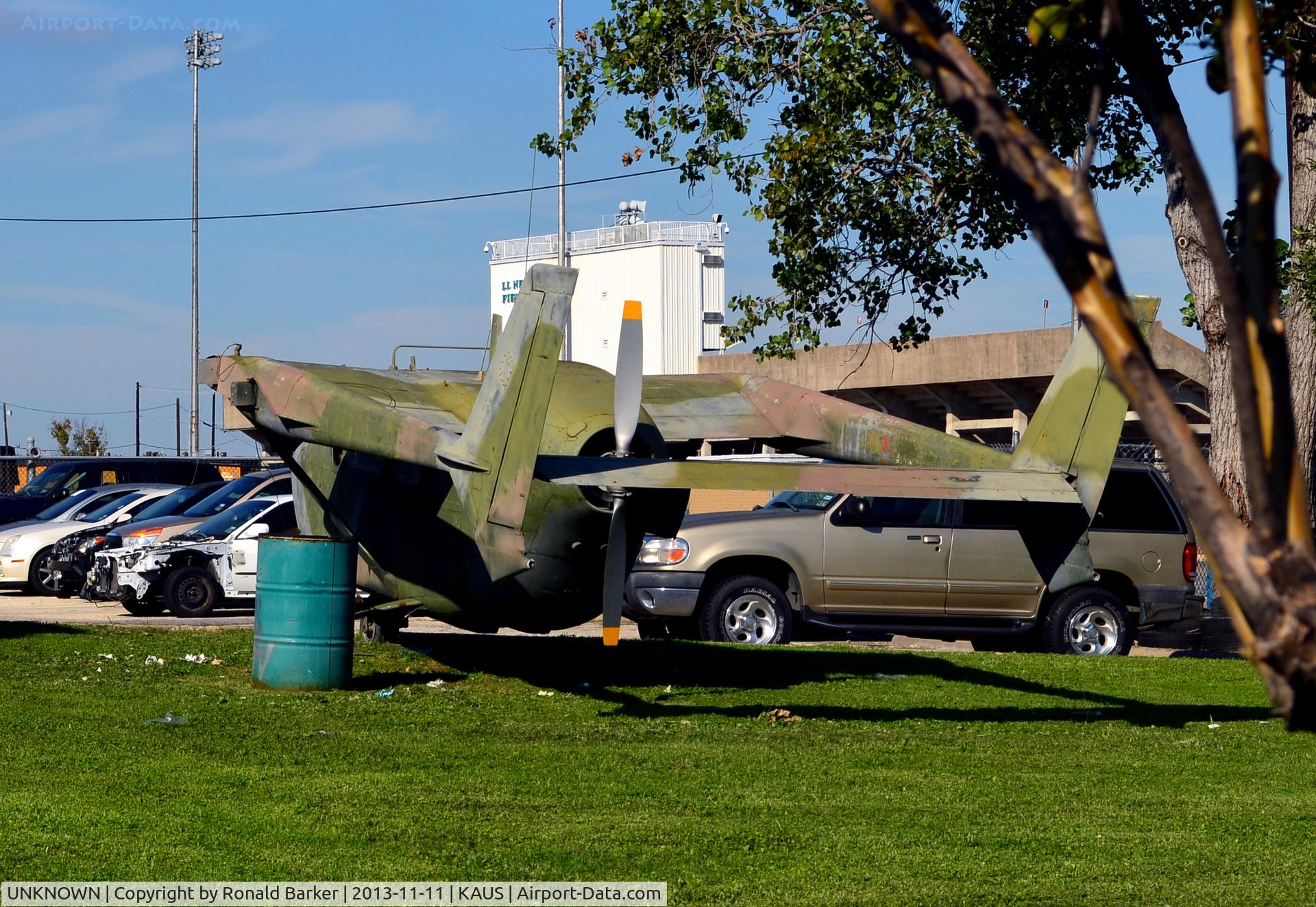 UNKNOWN, Miscellaneous Various C/N unknown, O-2A formerly stationed at Bergstrom AFB, TX with its wings clipped now at John H. Reagan High School, Austin, TX