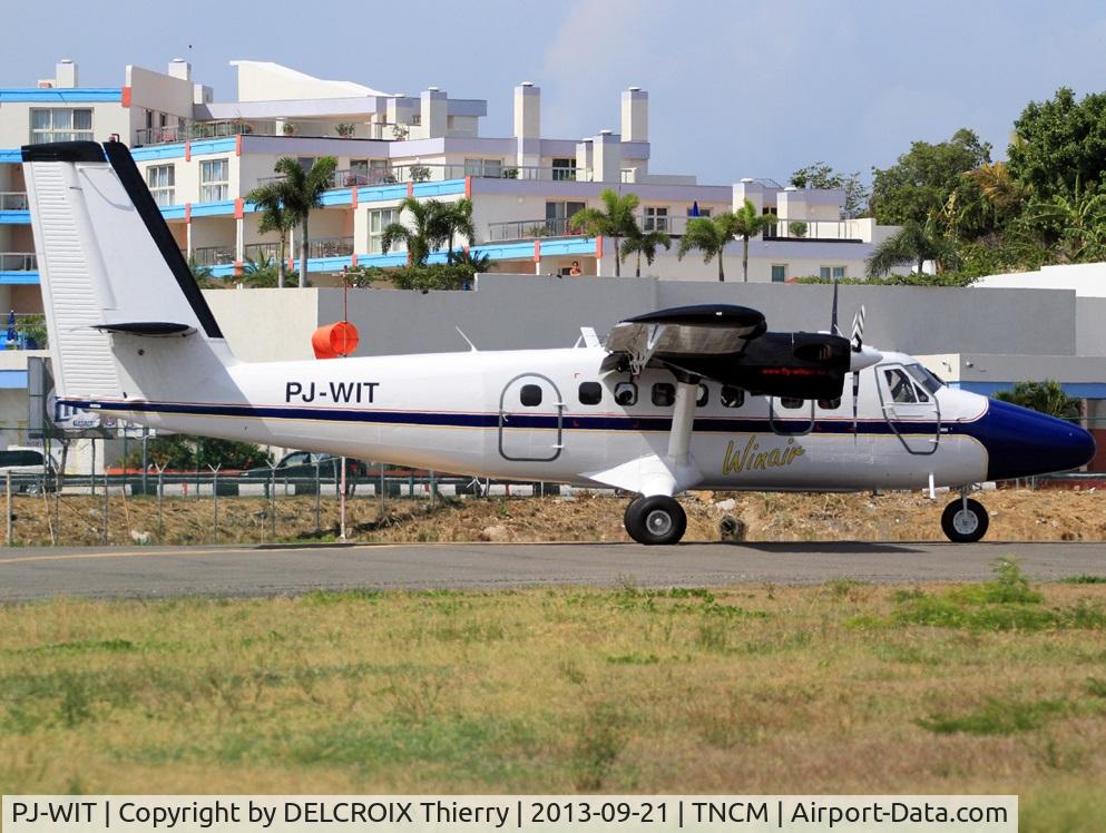 PJ-WIT, 1978 De Havilland Canada DHC-6-300 Twin Otter C/N 588, winair