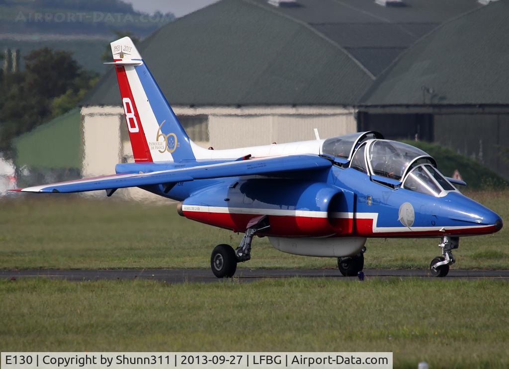 E130, Dassault-Dornier Alpha Jet E C/N E130, Participant of the Cognac AFB Spotter Day 2013... Coded now as '8'