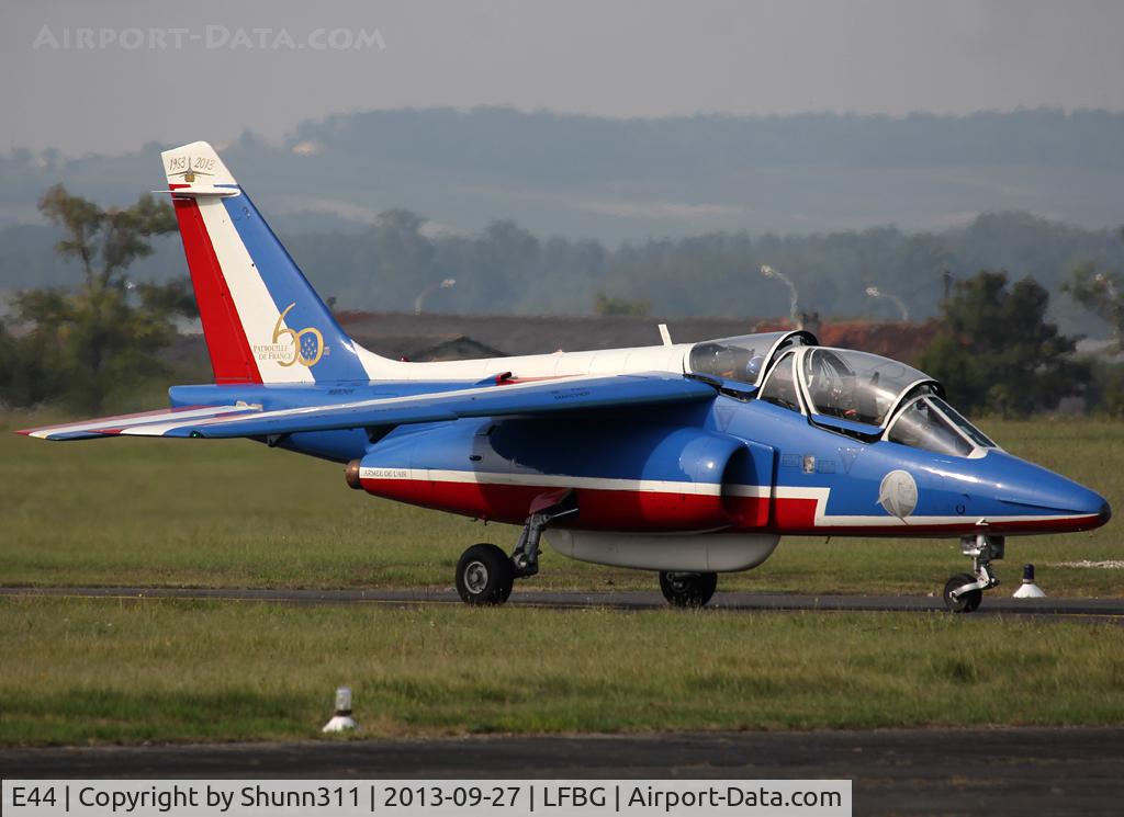 E44, Dassault-Dornier Alpha Jet E C/N E44, Participant of the Cognac AFB Spotter Day 2013... Now without any code