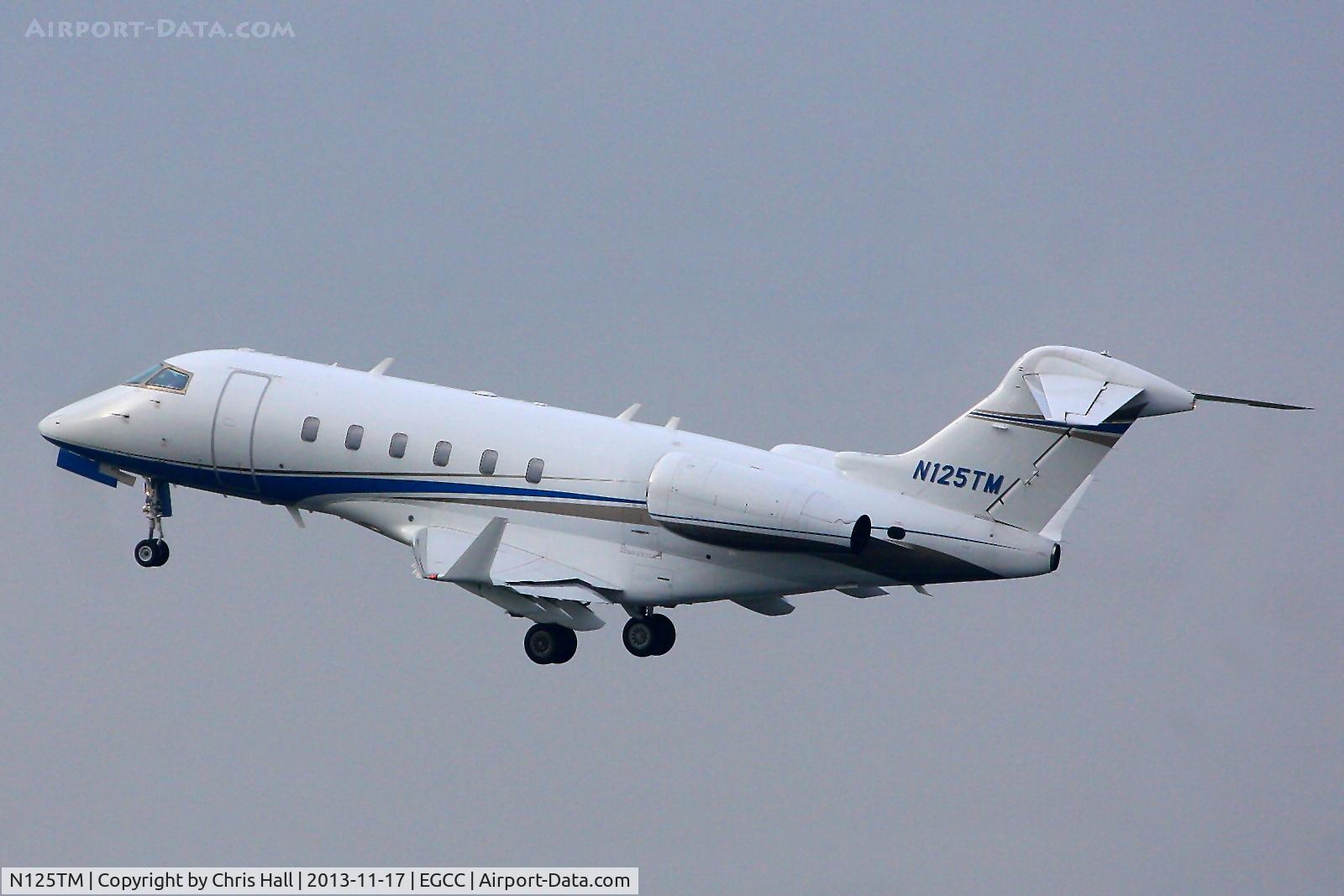N125TM, 2006 Bombardier Challenger 300 (BD-100-1A10) C/N 20104, departing from RW23