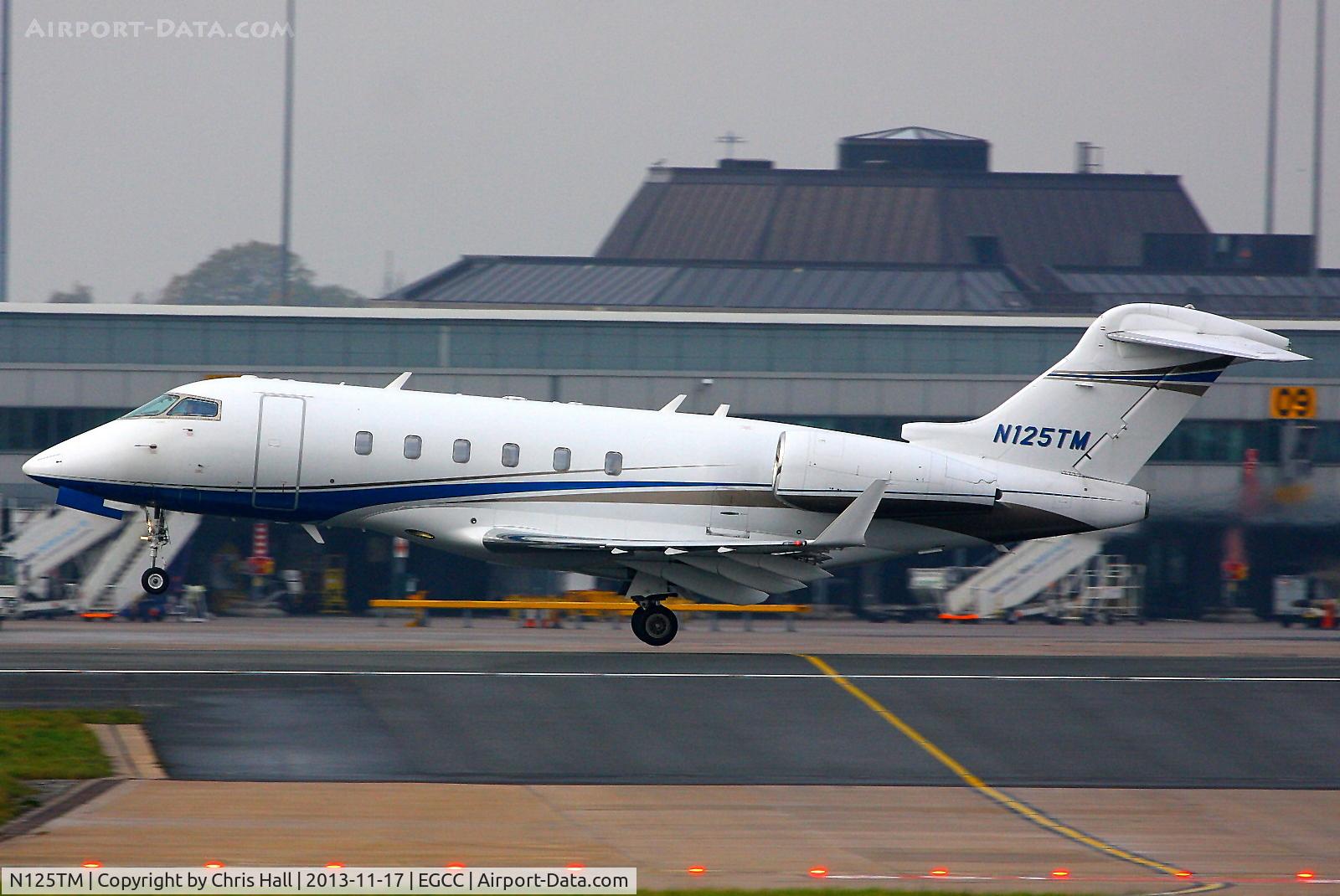 N125TM, 2006 Bombardier Challenger 300 (BD-100-1A10) C/N 20104, departing from RW23