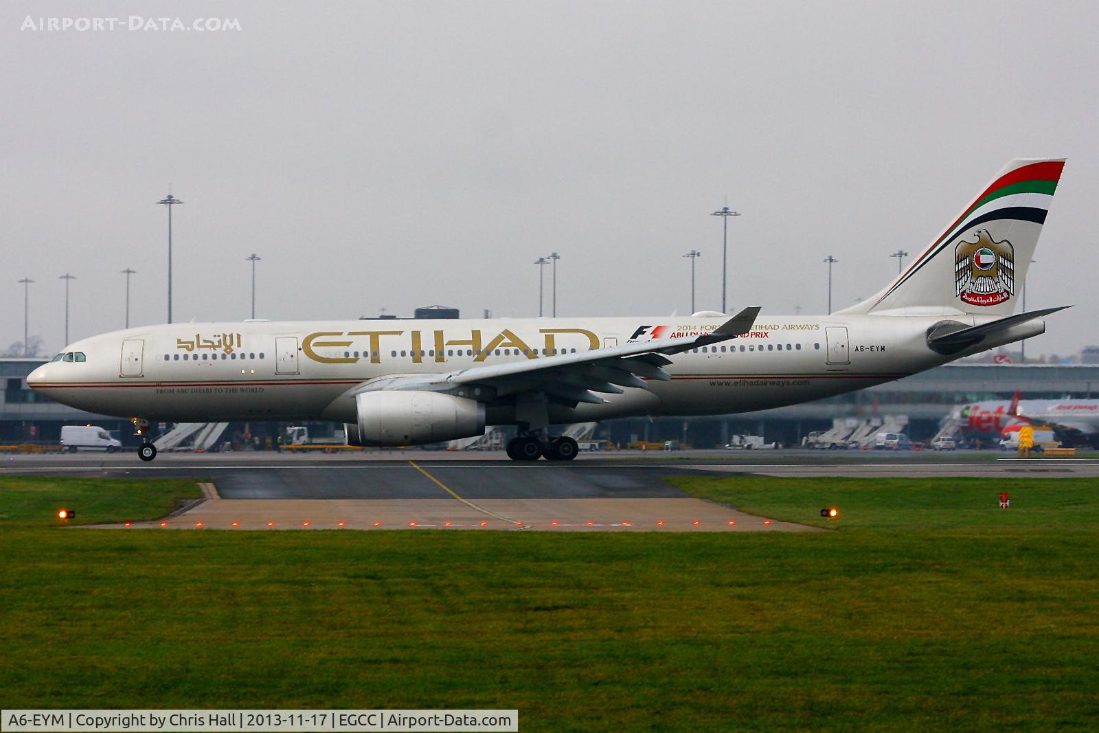 A6-EYM, 2007 Airbus A330-243 C/N 824, Etihad Airways