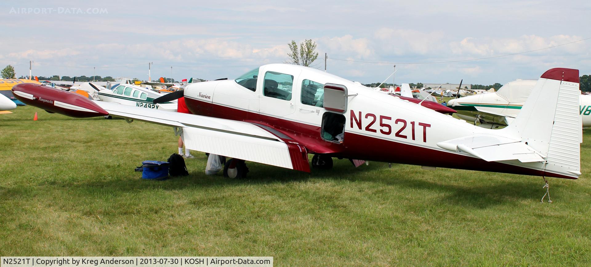 N2521T, 1968 Navion Rangemaster H C/N NAV-4-2519, EAA AirVenture 2013