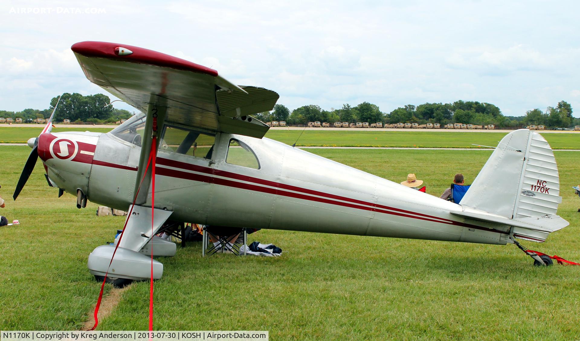 N1170K, 1946 Luscombe 8A C/N 3897, EAA AirVenture 2013