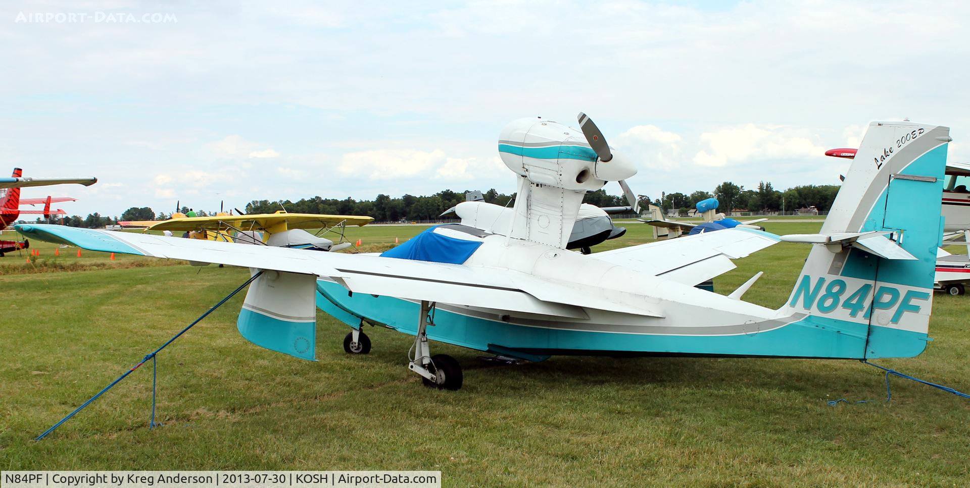 N84PF, 1984 Lake LA-4-200 Buccaneer C/N 1100, EAA AirVenture 2013