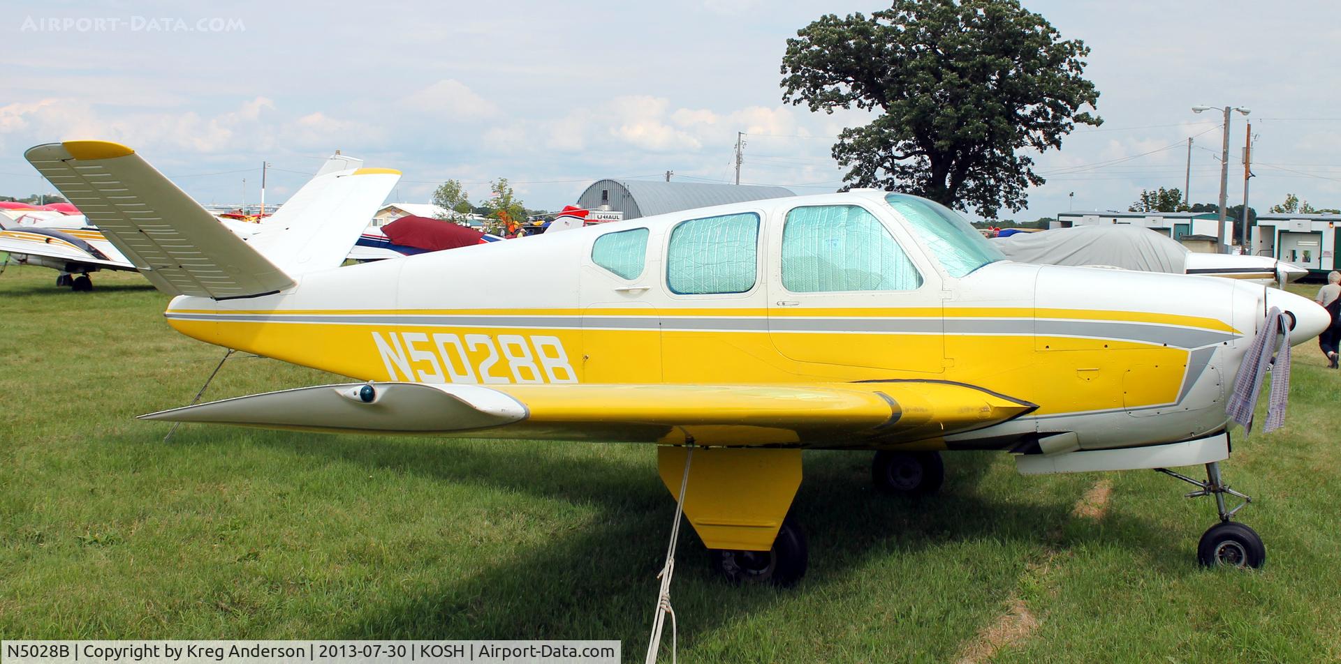 N5028B, 1955 Beech F35 Bonanza C/N D-4294, EAA AirVenture 2013