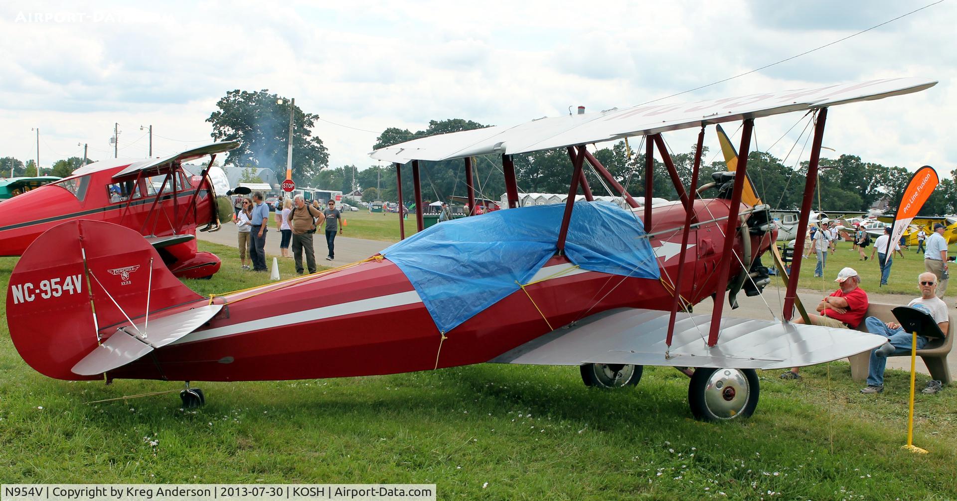 N954V, 1931 Fairchild KR-21 C/N 1502, EAA AirVenture 2013