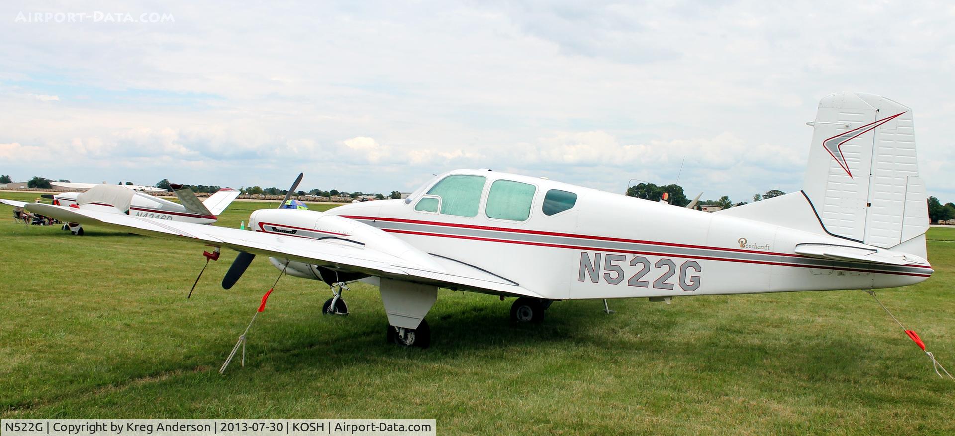 N522G, 1958 Beech 95 C/N TD-80, EAA AirVenture 2013