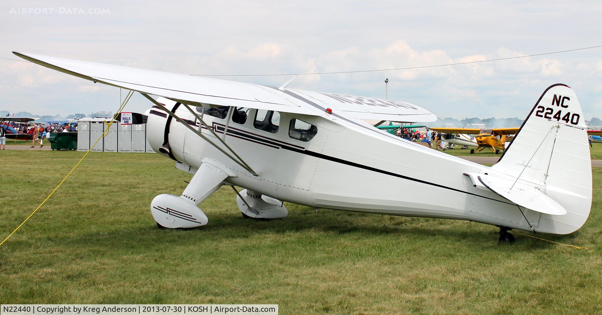 N22440, 1941 Howard Aircraft DGA-15P C/N 539, EAA AirVenture 2013