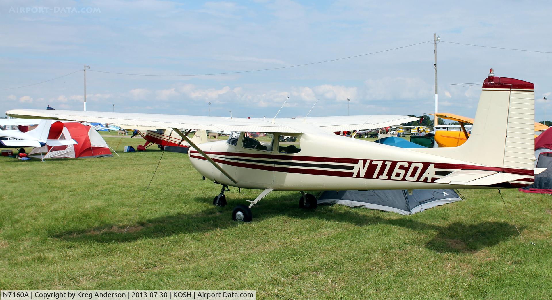 N7160A, 1956 Cessna 172 C/N 29260, EAA AirVenture 2013