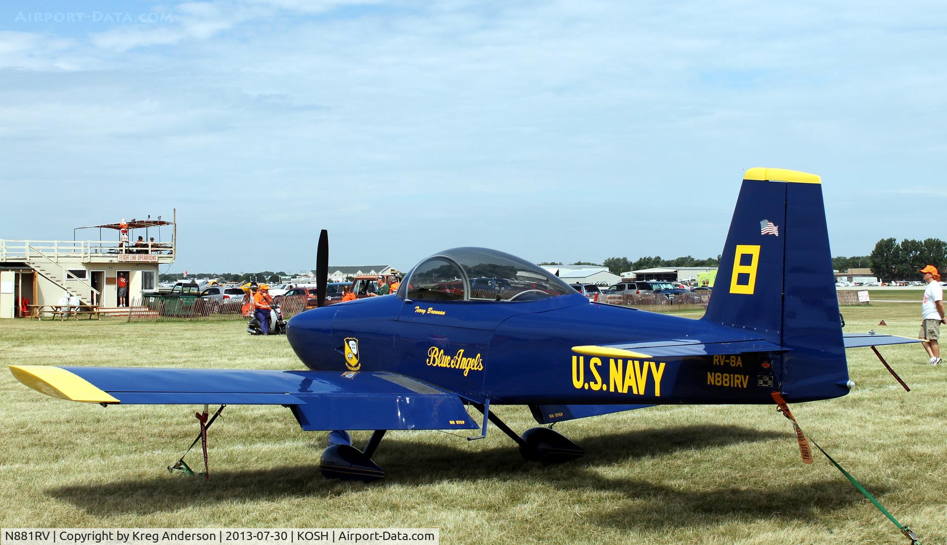 N881RV, 2004 Vans RV-8A C/N 81574, EAA AirVenture 2013