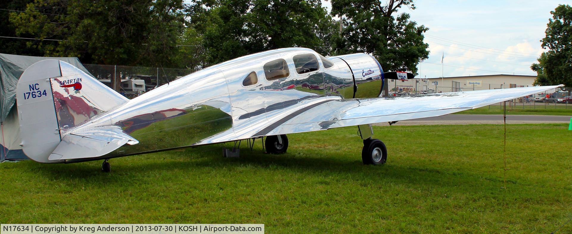 N17634, 1939 Spartan 7W Executive C/N 17, EAA AirVenture 2013