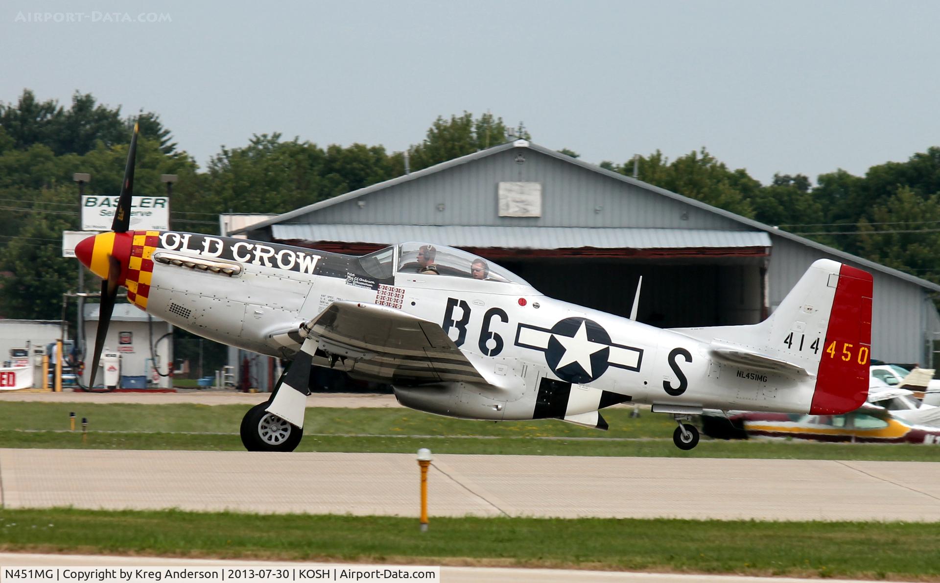 N451MG, 1944 North American P-51D Mustang C/N 44-74774, EAA AirVenture 2013