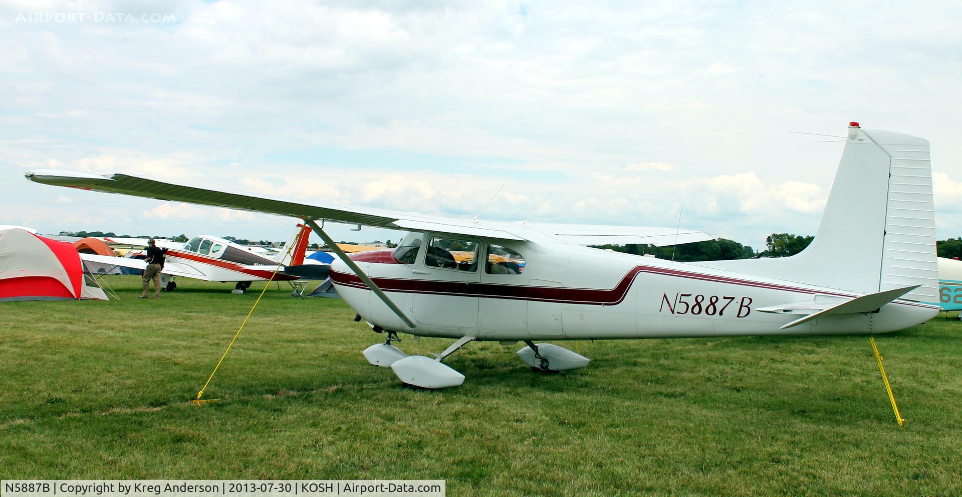 N5887B, 1956 Cessna 182A Skylane C/N 33887, EAA AirVenture 2013