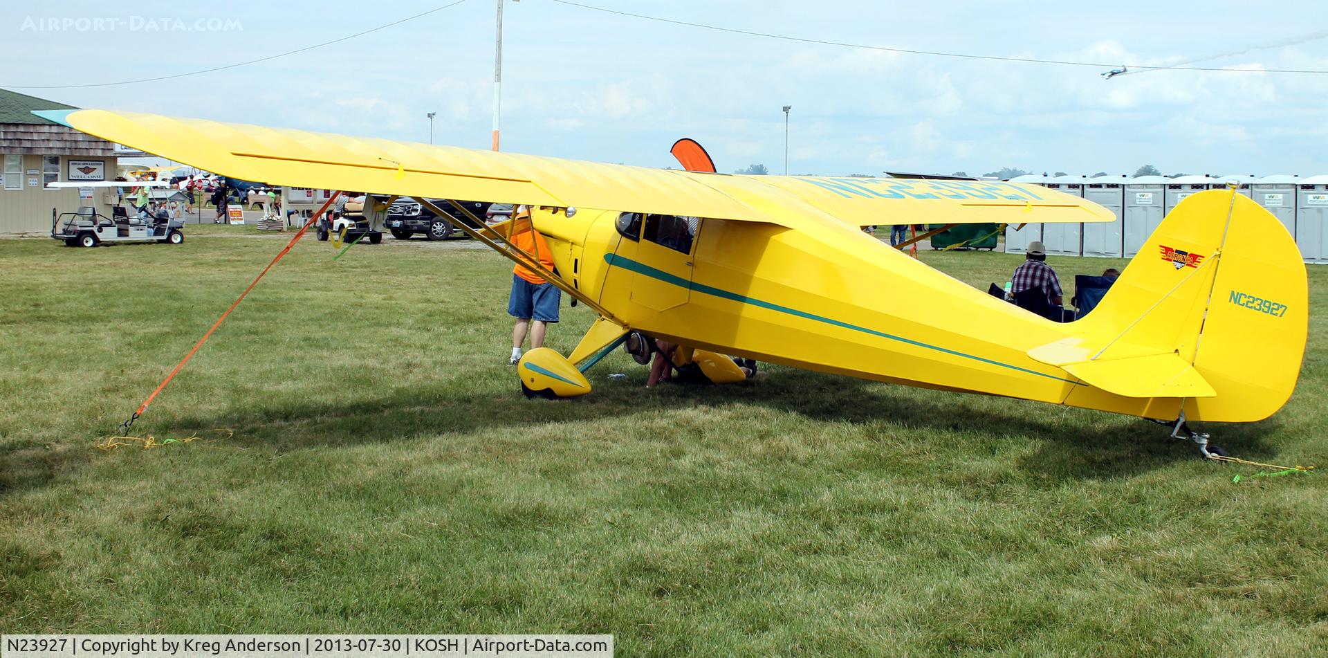 N23927, 1939 Aeronca 65-C C/N C4109, EAA AirVenture 2013