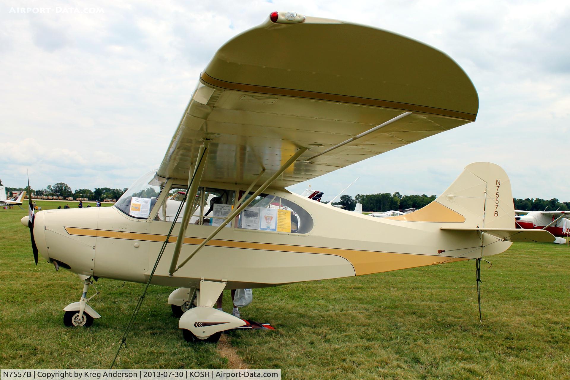 N7557B, 1957 Champion 7FC C/N 7FC-59, EAA AirVenture 2013