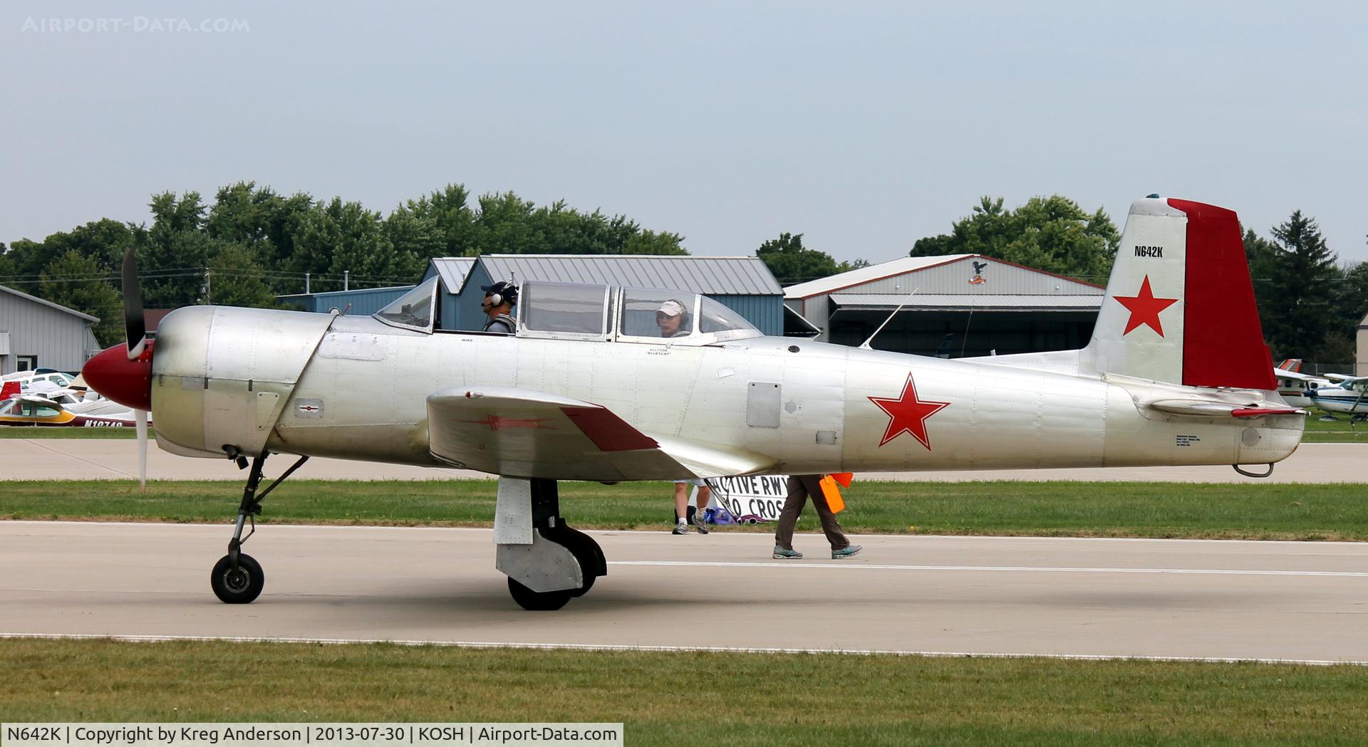 N642K, 1985 Nanchang CJ-6A C/N 4232013, EAA AirVenture 2013