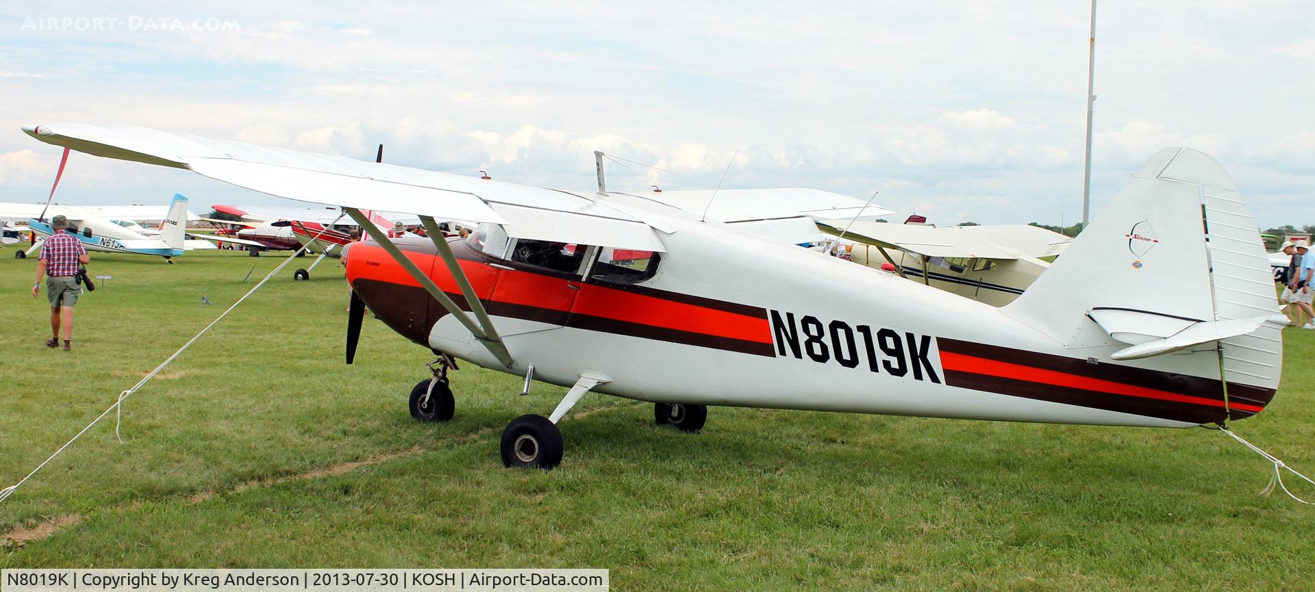N8019K, 1947 Stinson 108-2 Voyager C/N 108-3019, EAA AirVenture 2013