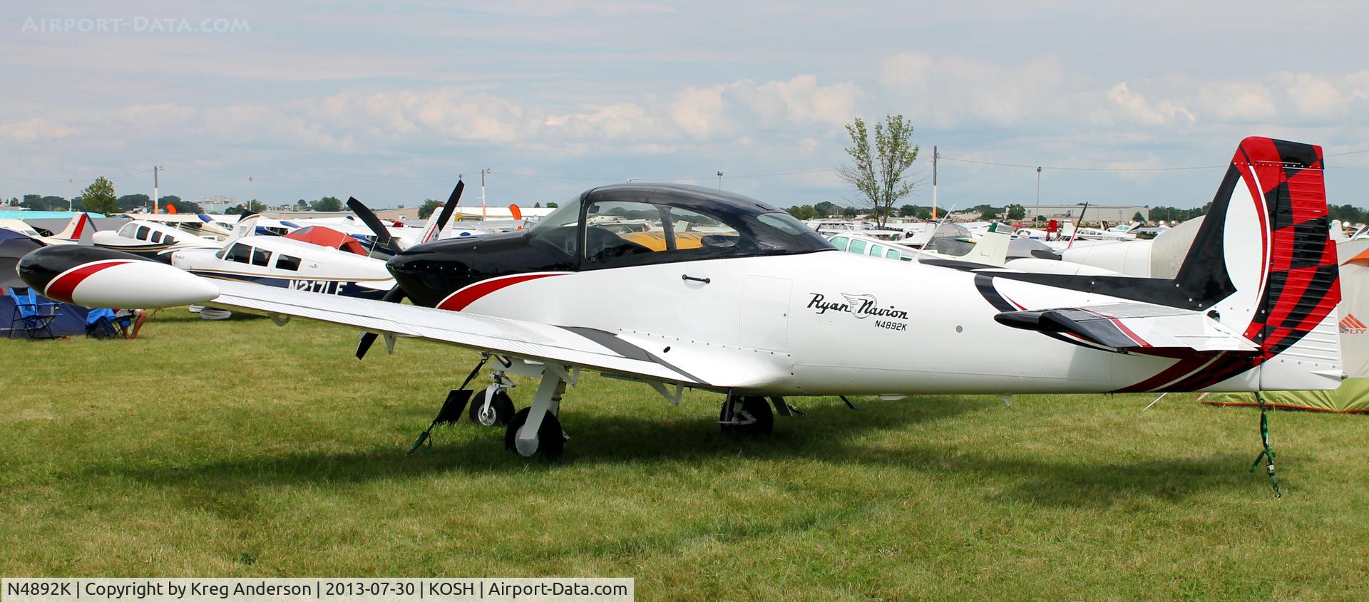 N4892K, 1949 Ryan Navion A C/N NAV-4-1892, EAA AirVenture 2013
