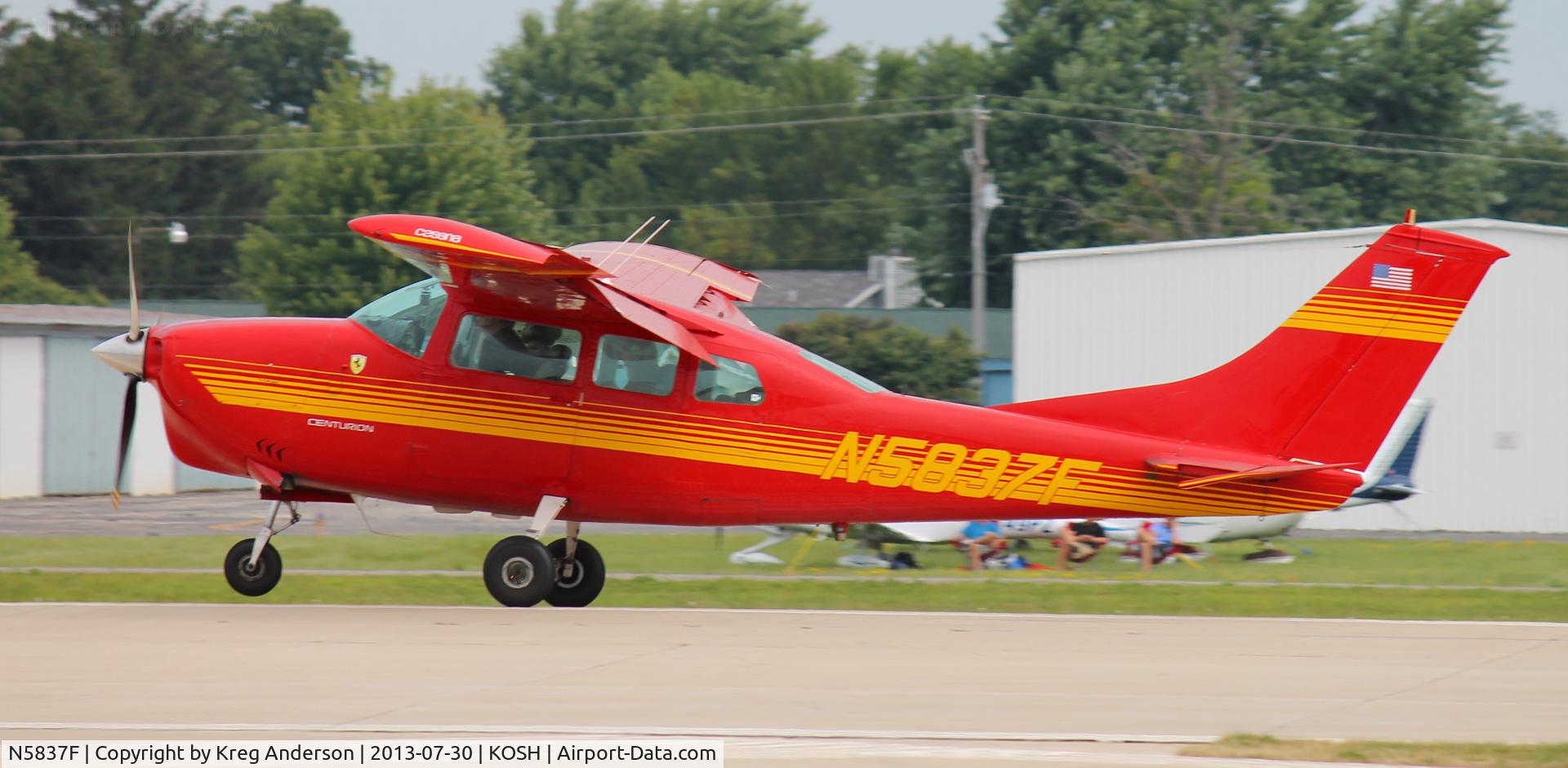 N5837F, 1966 Cessna 210G Centurion C/N 21058837, EAA AirVenture 2013