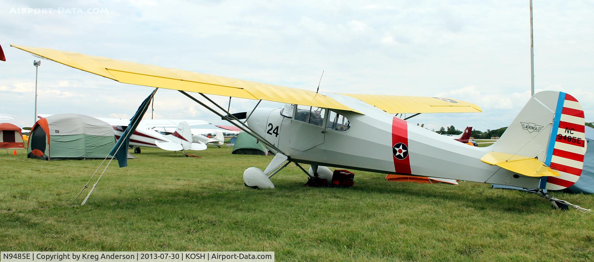 N9485E, 1946 Aeronca 11AC Chief C/N 11AC-1121, EAA AirVenture 2013