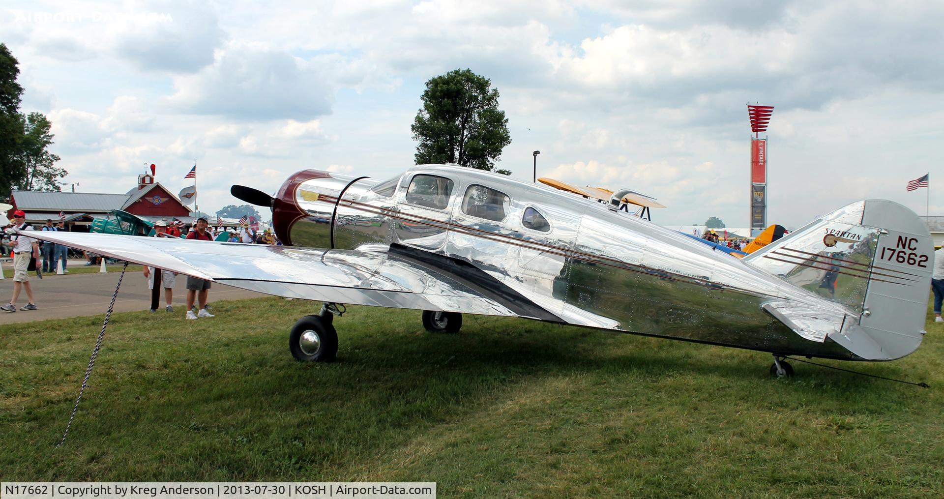 N17662, 1940 Spartan 7W Executive C/N 28, EAA AirVenture 2013