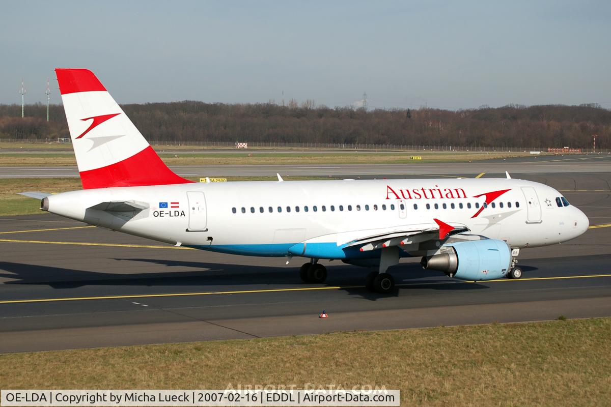 OE-LDA, 2004 Airbus A319-112 C/N 2131, At Düsseldorf