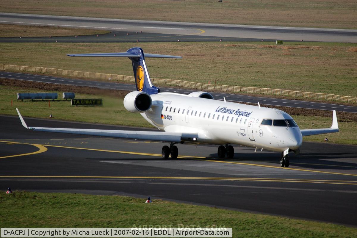 D-ACPJ, Canadair CRJ-701ER (CL-600-2C10) Regional Jet C/N 10040, At Düsseldorf