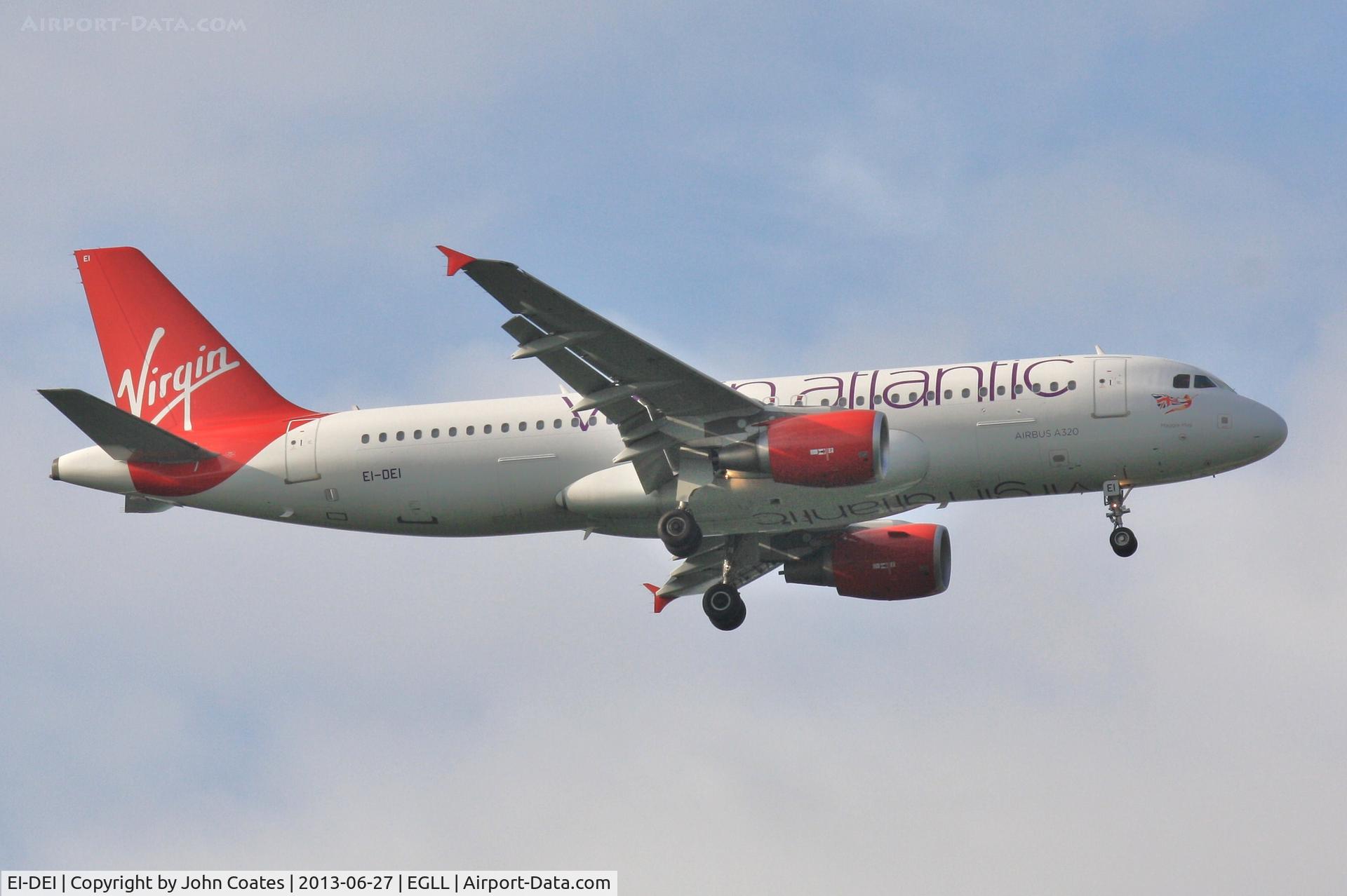 EI-DEI, 2005 Airbus A320-214 C/N 2374, Early morning arrival to 27L