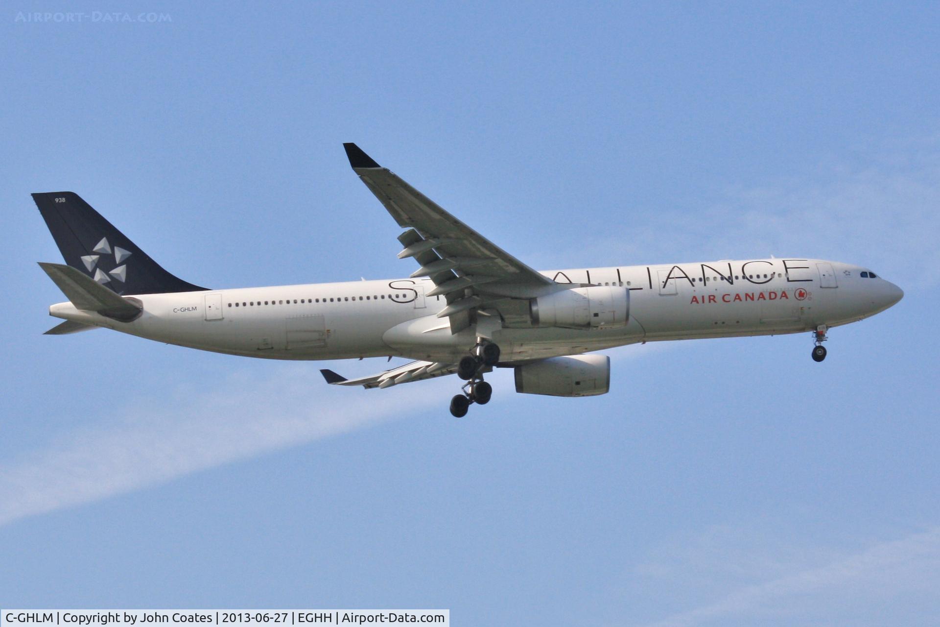 C-GHLM, 2001 Airbus A330-343 C/N 0419, Morning arrival 27L