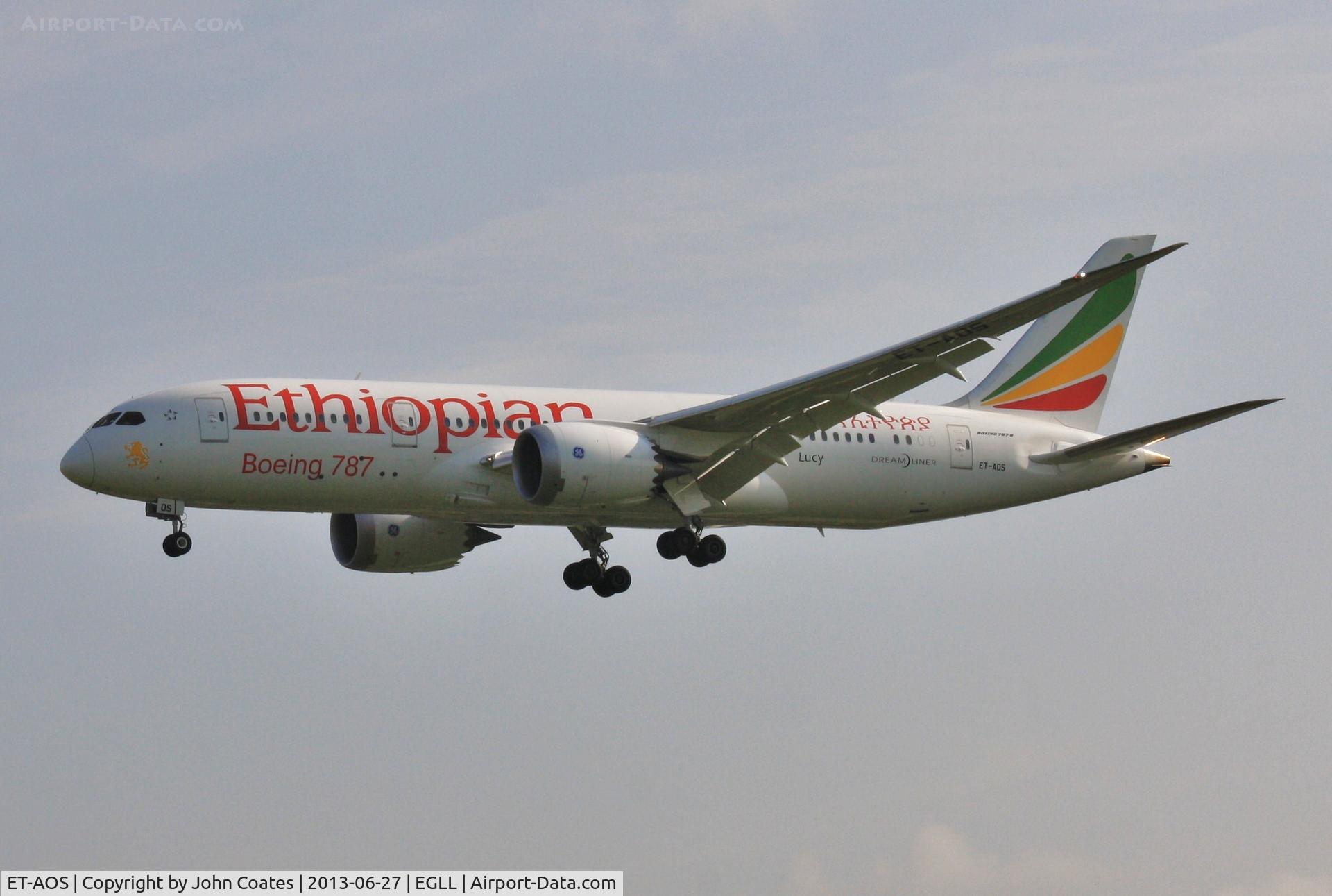 ET-AOS, 2012 Boeing 787-8 Dreamliner C/N 34747, Finals to 27L