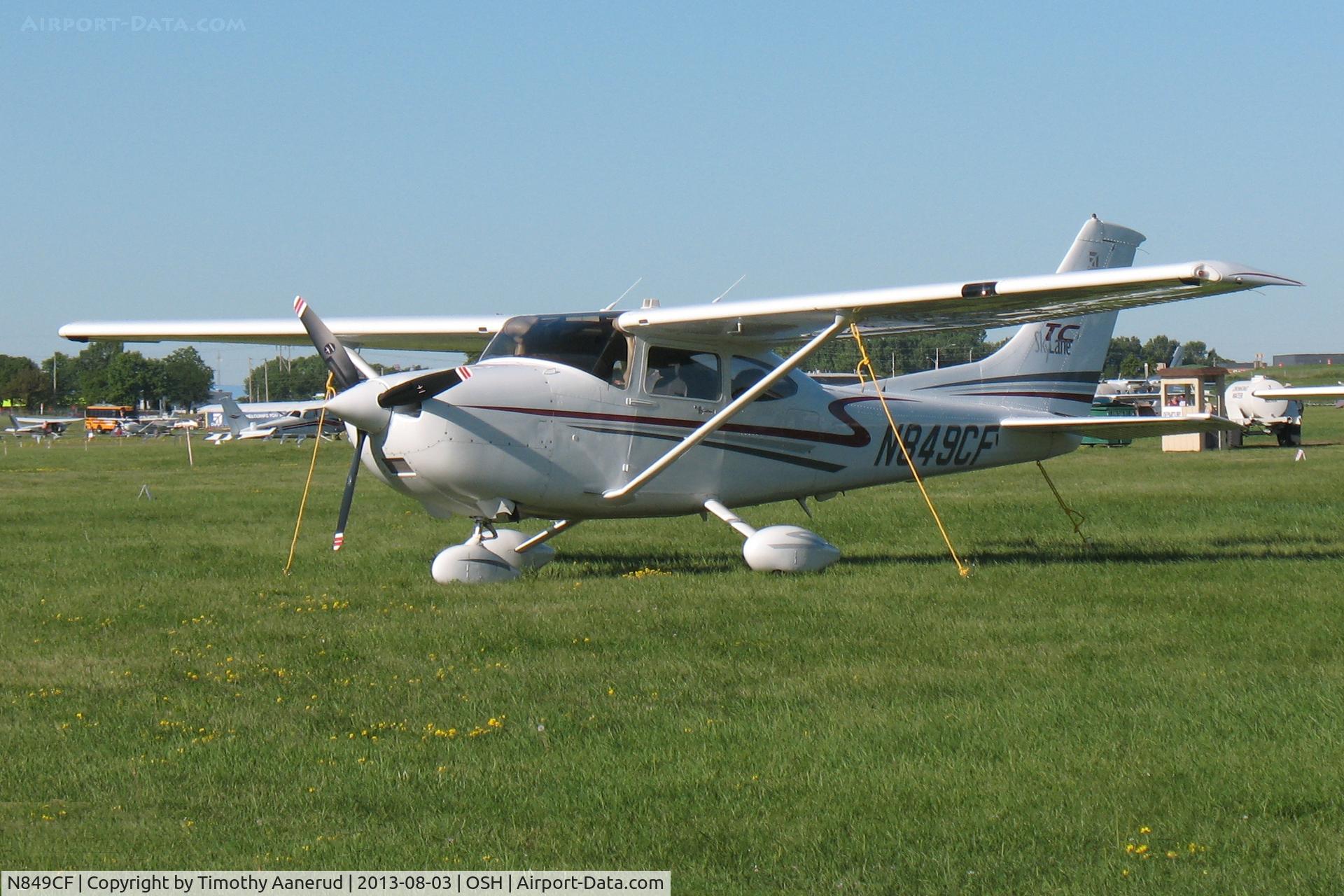 N849CF, 2002 Cessna T182T Turbo Skylane C/N T18208149, 2002 Cessna T182T, c/n: T18208149, Hilton Garden Inn parking area