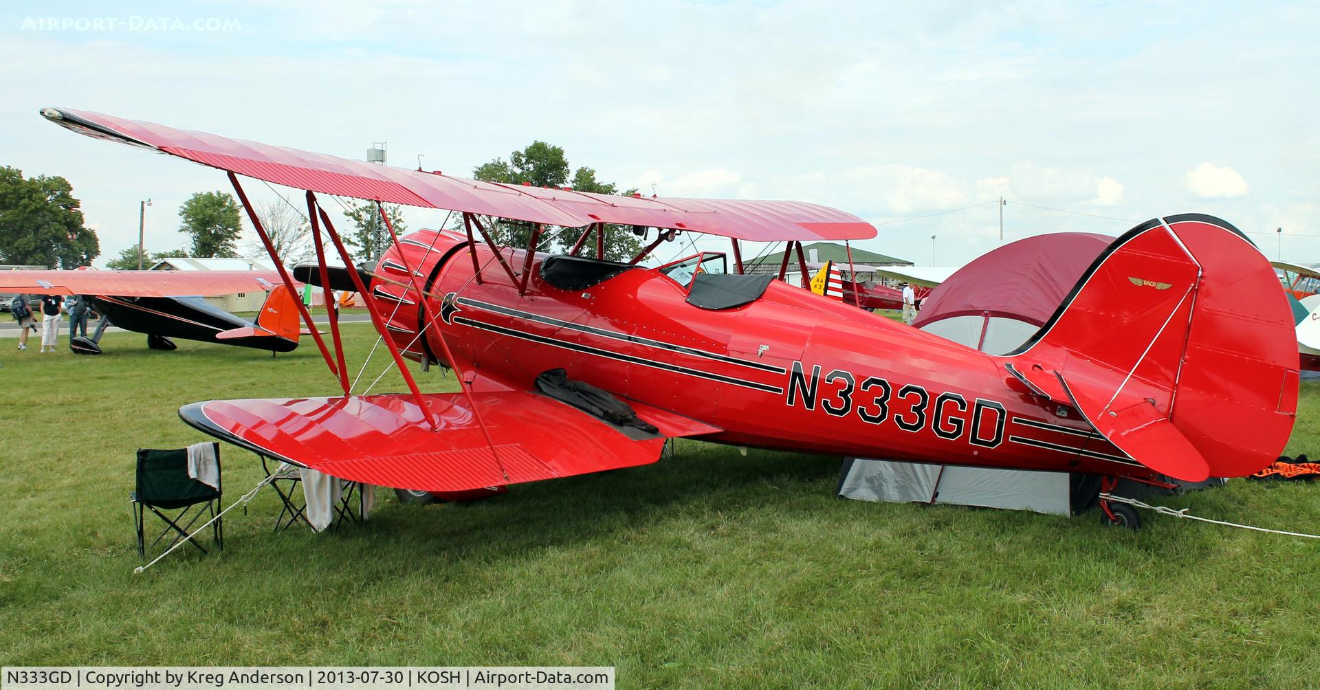 N333GD, 1991 Classic Aircraft Corp WACO YMF C/N F5041, EAA AirVenture 2013