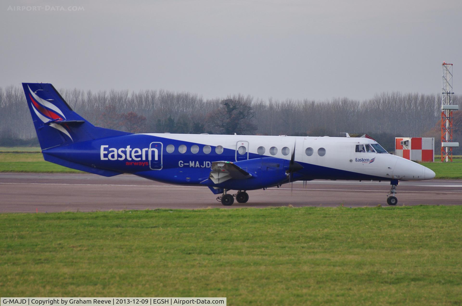 G-MAJD, 1992 British Aerospace Jetstream 41 C/N 41006, About to depart.