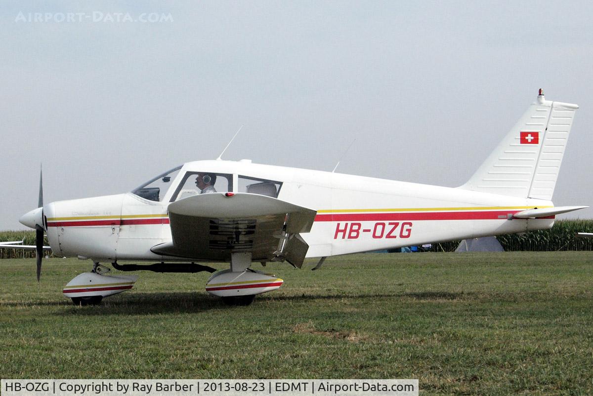 HB-OZG, 1966 Piper PA-28-140 Cherokee C/N 28-21528, Piper PA-28-140 Cherokee [28-21528] Tannheim~D 23/08/2013