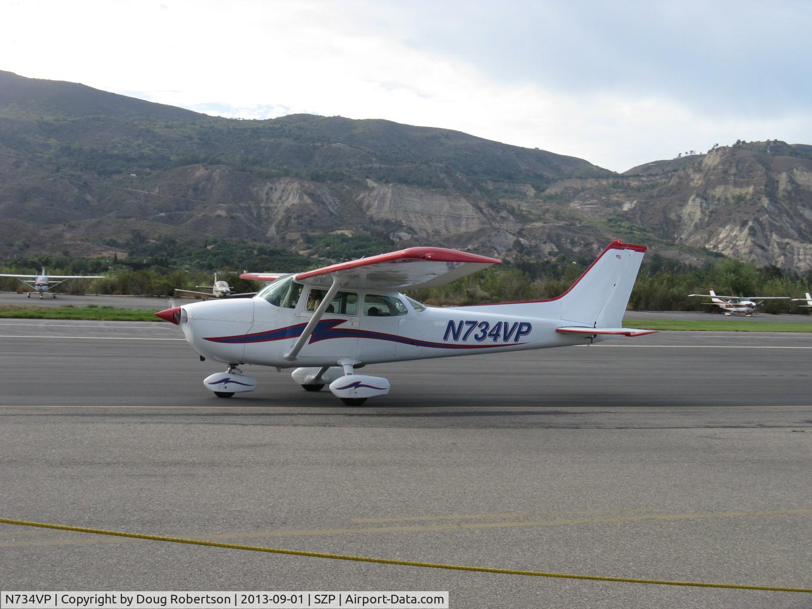 N734VP, 1977 Cessna 172N C/N 17269151, 1977 Cessna 172N SKYHAWK, Lycoming O-320-H2AD 160 Hp, taxi