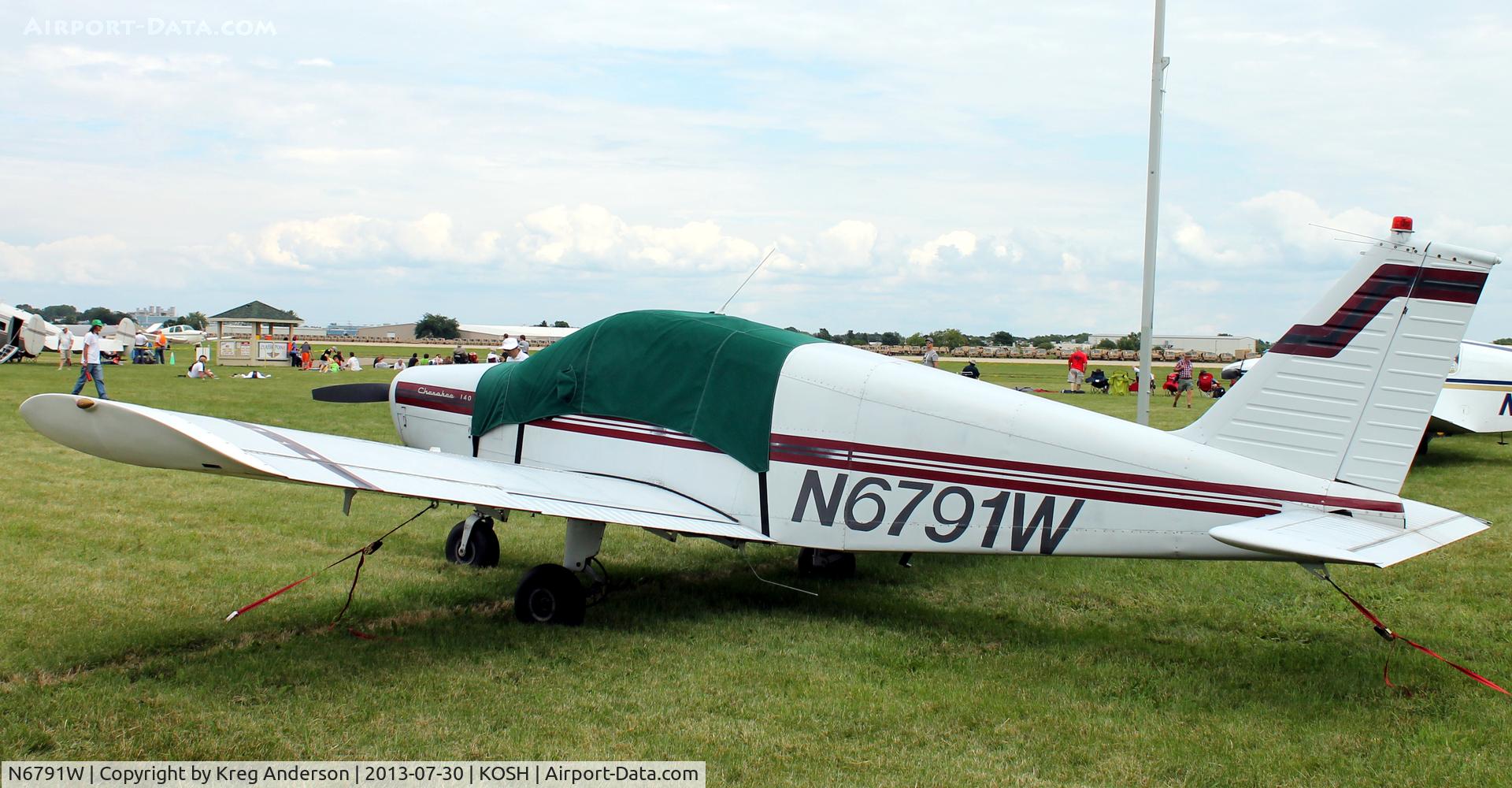 N6791W, 1965 Piper PA-28-140 Cherokee C/N 28-20921, EAA AirVenture 2013