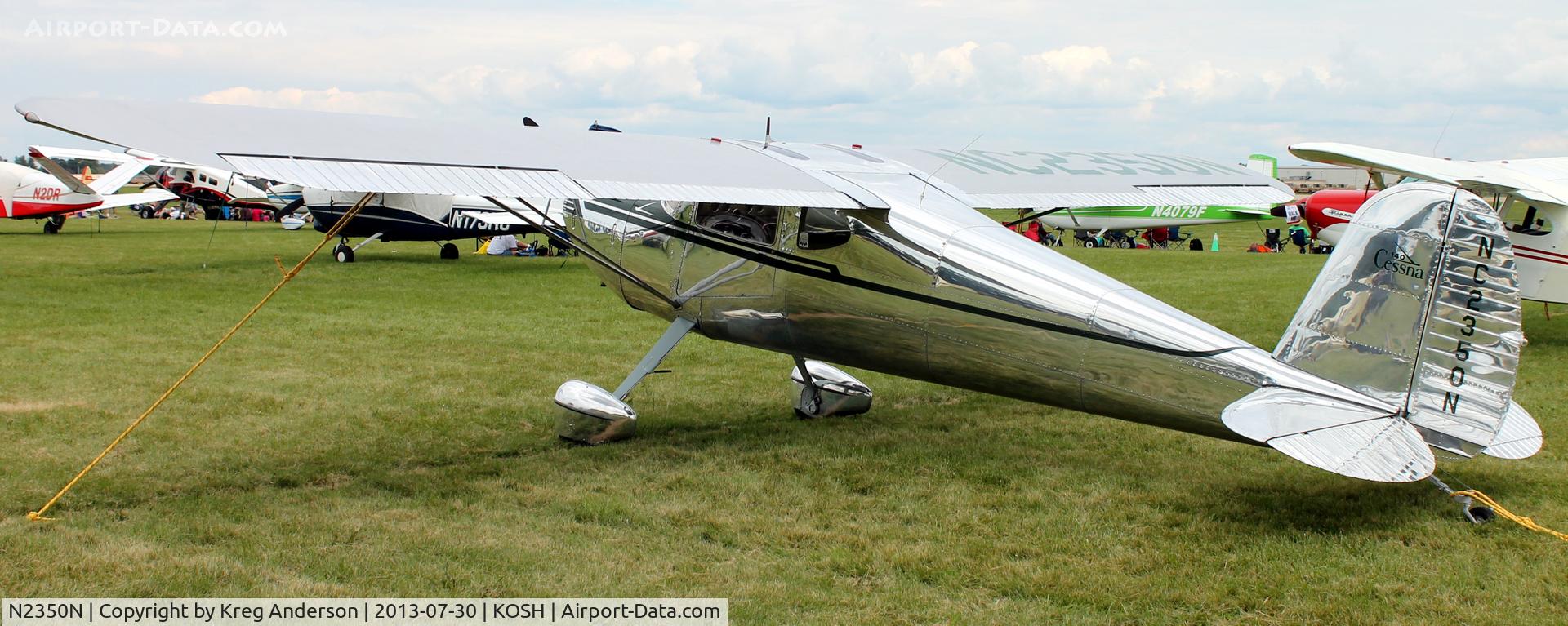 N2350N, 1947 Cessna 140 C/N 12596, EAA AirVenture 2013